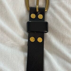 Black Belt with Gold Accents